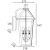 Kinkiet czarny loftowy ZURICH W03616BK - Cosmo Light